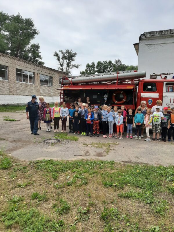 29 июня к нам приехали гости – пожарная машина